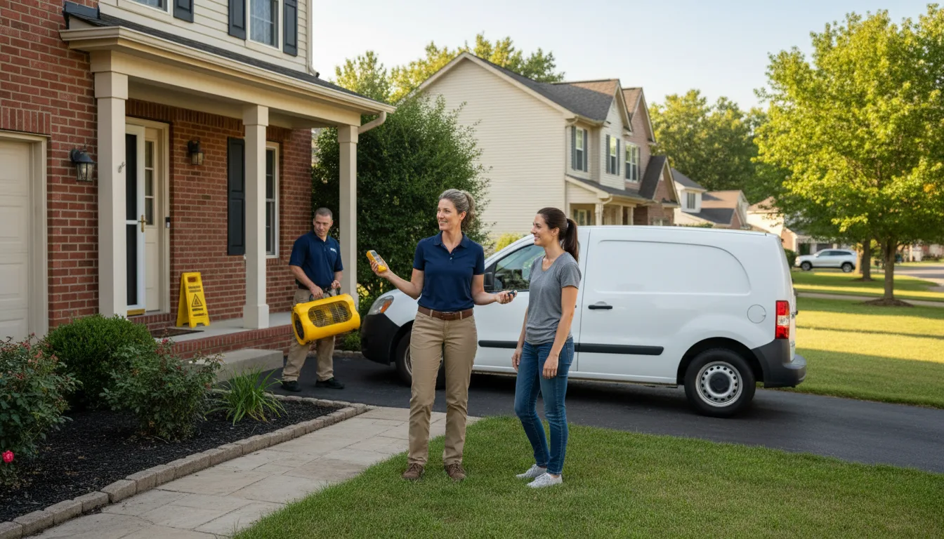 Residential water damage restoration in Arlington, CO